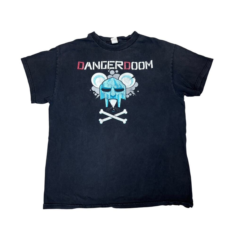 Vintage Danger Doom MF Doom Danger Mouse T Shirt Rap Tee Men's Medium